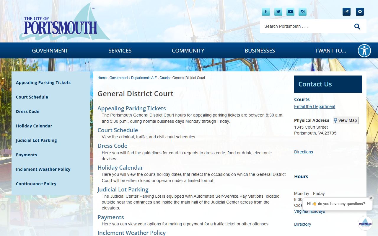 Portsmouth Recent Arrests Circuit Court Clerk