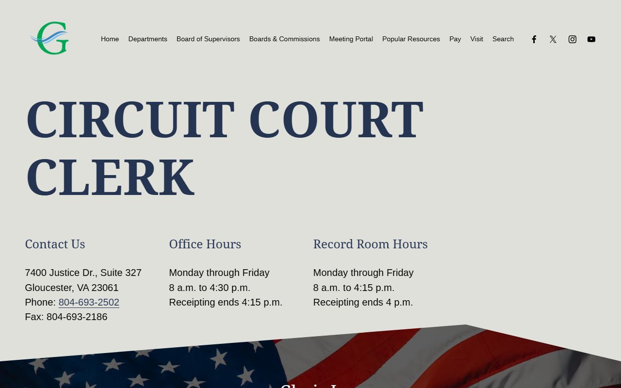 Gloucester County Recent Arrests - Gloucester County Circuit Court Clerk