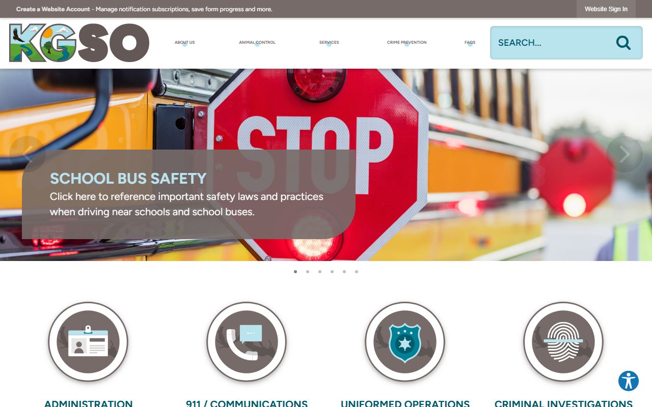 King George County Recent Arrests search portal