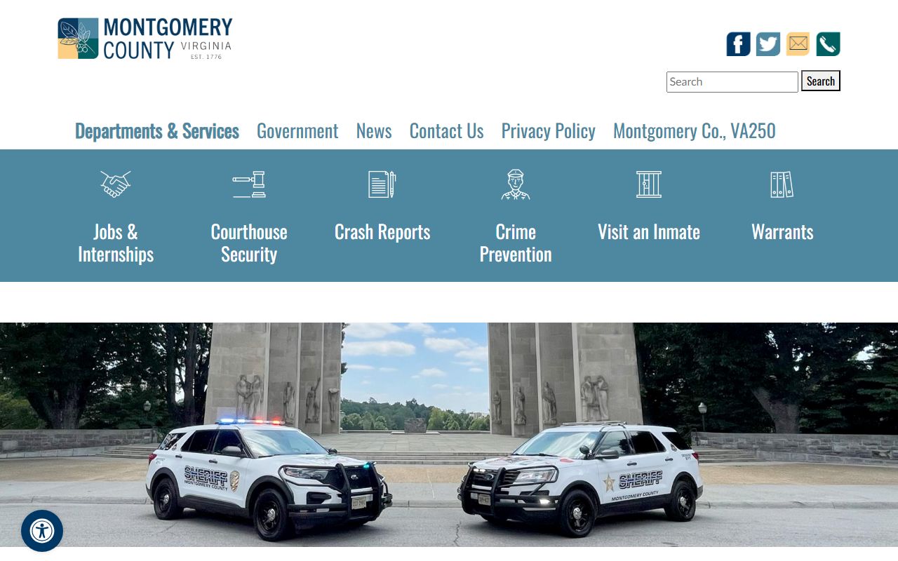 Montgomery County Recent Arrests search portal